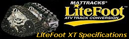 LiteFoot XT Specifications