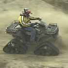 Litefoot ATV tracks on an ATV in sand - Photo